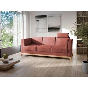 Sit & More TROJMIESTNA POHOVKA, textil, čerešňovočervená vyobraziť