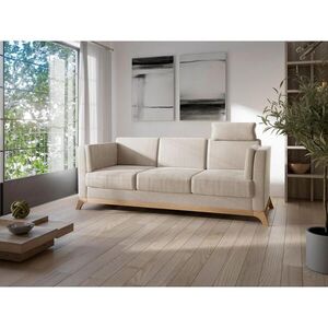 Sit & More TROJMIESTNA POHOVKA, textil, béžová vyobraziť