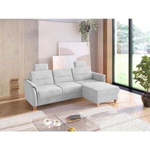 Sit & More ROHOVÁ SEDAČKA, textil, strieborná vyobraziť