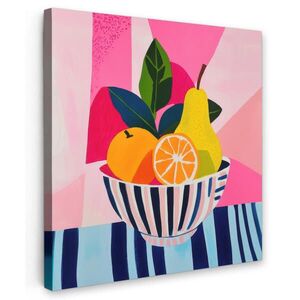 MuchoWow OBRAZ NA PLÁTNE Ovocie - abstraktné pozadie - ružové 20x20 cm vyobraziť