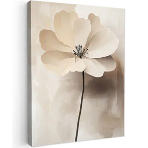 MuchoWow OBRAZ NA PLÁTNE Kvetina - béžová - farba - tieň 60x80 cm vyobraziť