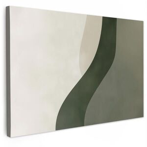 MuchoWow OBRAZ NA PLÁTNE Japonsko - zelená - abstraktná - moderná 60x40 cm vyobraziť