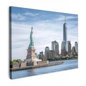 MuchoWow OBRAZ NA PLÁTNE New York - Socha slobody - voda 40x30 cm vyobraziť