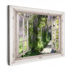 MuchoWow OBRAZ NA PLÁTNE Vistéria - Kvety - Pohľad - Strom - Jar 40x30 cm vyobraziť