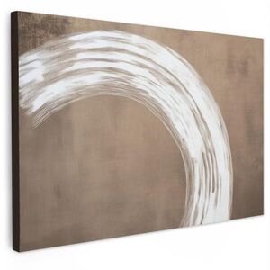 MuchoWow OBRAZ NA PLÁTNE Farba - hnedá - Japandi 120x80 cm vyobraziť