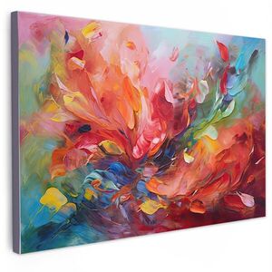 MuchoWow OBRAZ NA PLÁTNE Olejomaľba - Umenie - Abstraktné - Farebné 30x20 cm vyobraziť