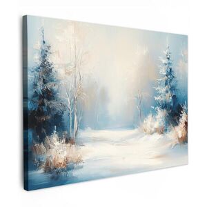 MuchoWow OBRAZ NA PLÁTNE Les – Zima – Príroda – Abstrakt – Sneh 40x30 cm vyobraziť