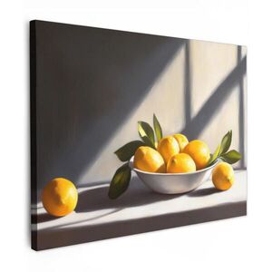 MuchoWow OBRAZ NA PLÁTNE Citróny - Zátišie - Žltá 40x30 cm vyobraziť