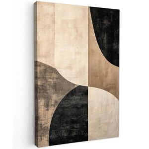 MuchoWow OBRAZ NA PLÁTNE Abstraktné - Lietadlá - Čierne - Okrúhle 80x120 cm vyobraziť