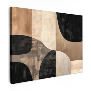 MuchoWow OBRAZ NA PLÁTNE Abstraktné - Lietadlá - Čierne - Okrúhle 80x60 cm vyobraziť