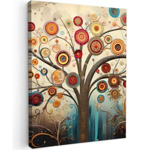 MuchoWow OBRAZ NA PLÁTNE Strom - Strom života - Farba 30x40 cm vyobraziť