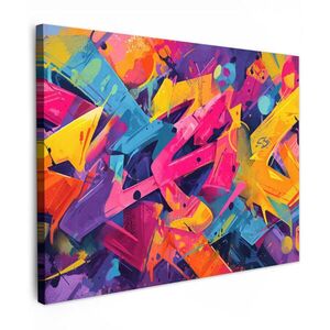 MuchoWow OBRAZ NA PLÁTNE Abstraktné - Tvary - Farebné 40x30 cm vyobraziť