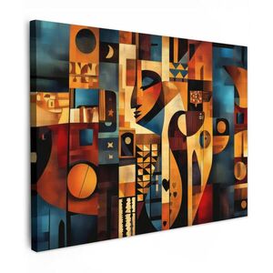 MuchoWow OBRAZ NA PLÁTNE Čísla - Abstrakt - Symboly 80x60 cm vyobraziť