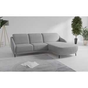 Sit & More ROHOVÁ SEDAČKA, textil, sivá vyobraziť