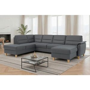 Sit & More SEDACIA SÚPRAVA, textil, koža, čierna vyobraziť