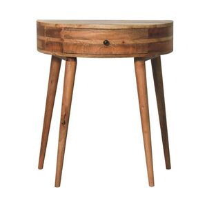 Artisan Furniture KONZOLA Odyssey v dubovom vzhľade, 1 zásuvka, béžová vyobraziť