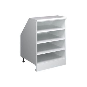 Vicco SKRIŇA POD ŠIKMÚ STRECHU Rion biely 60 x 81.8 cm s 4 priehradkami, korpus skrine hĺbka 60 cm vyobraziť