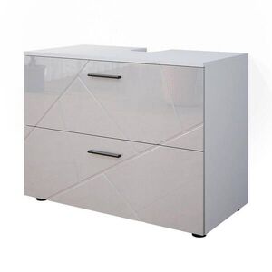 Vicco SPODNÁ SKRINKA POD UMÝVADLO Irma Biely vysoký lesk 80 x 58.6 cm vyobraziť