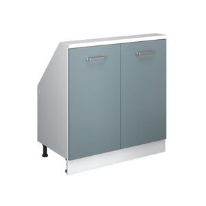 Vicco KUCHYNSKÁ SKRIŇA PRE ŠIKMÉ STRECHY R-Line Modrošedá 80 cm s 2 dverami vyobraziť