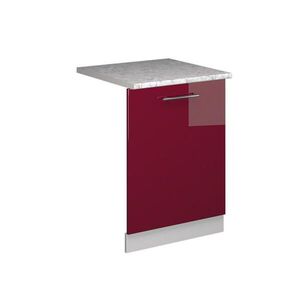 Vicco PREDNÝ PANEL UMÝVAČKY RIADU Fame-Line Bordeaux vysoký lesk 60 cm s pracovnou doskou vyobraziť