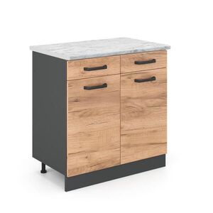 Vicco KUCHYNSKÁ SPODNÁ SKRINKA R-Line Dub Goldkraft 80 cm AP mramor vyobraziť