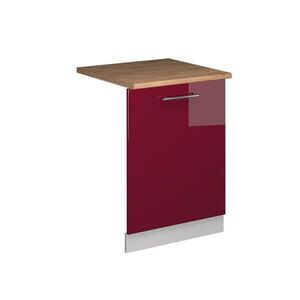 Vicco PREDNÝ PANEL UMÝVAČKY RIADU Fame-Line Bordeaux vysoký lesk 60 cm , AP Oak vyobraziť