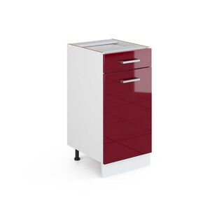 Vicco SPODNÁ SKRINKA R-Line Bordeaux vysoký lesk 40 cm so zásuvkou, bez pracovnej dosky vyobraziť
