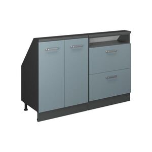 Vicco KUCHYNSKÁ SKRIŇA PRE ŠIKMÉ STRECHY R-Line Modrošedá 120 cm Súprava 2 vyobraziť