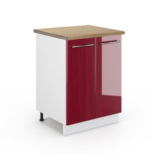 Vicco KUCHYNSKÁ SPODNÁ SKRINKA Fame-Line Bordeaux vysoký lesk 60 cm , AP Oak vyobraziť