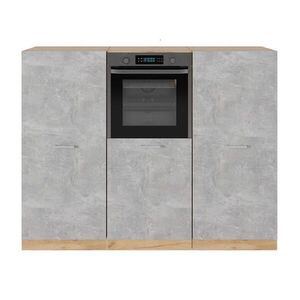 Vicco KUCHYNSKÝ BLOK R-Line Betón/zlatý dub 180 cm bez pracovnej dosky vyobraziť