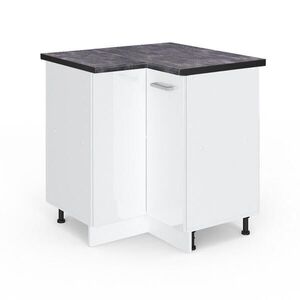 Vicco ROHOVÁ SPODNÁ SKRINKA R-Line Biely vysoký lesk 75.6 cm , AP Antracit vyobraziť