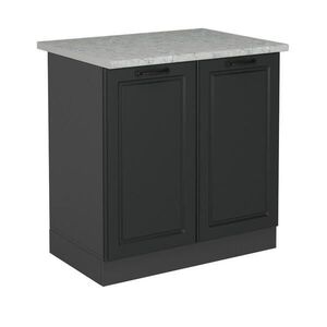 Vicco SPODNÁ SKRINKA POD DREZ R-Line Antracitový vidiecky dom 80 cm AP mramor vyobraziť
