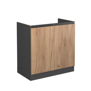 Vicco KUCHYNSKÁ SPODNÁ SKRINKA R-Line Dub Goldkraft 80 cm Tvar J, bez pracovnej dosky vyobraziť