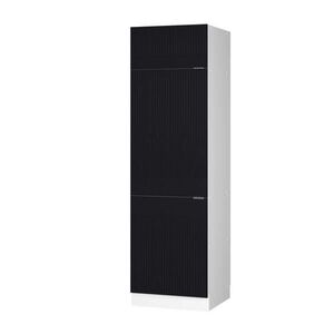 Vicco CHLADNIČKA Fame-Line Čierny pruhovaný 60 cm vyobraziť