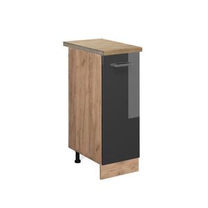 Vicco LEKÁRENSKÁ SKRINKA R-Line Antracit vysoký lesk 30 cm , AP Oak vyobraziť