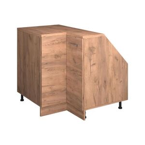 Vicco ROHOVÁ KUCHYNSKÁ SKRIŇA PRE ŠIKMÉ STRECHY R-Line Dub Goldkraft 75.6 cm s 1 dverami, korpus skrine hĺbka 60 cm vyobraziť