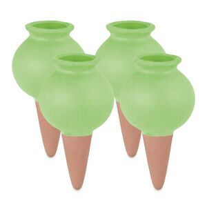 Relaxdays KUŽEĽ Zelený 4-dielny-set keramika 12x6 cm vyobraziť