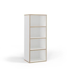 Vicco KNIŽNICA Tetrix biely 40 x 100 cm so 4 priehradkami vyobraziť