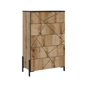 Vicco KOMODA Hatto dub 78 x 120 cm s 5 zásuvkami vyobraziť
