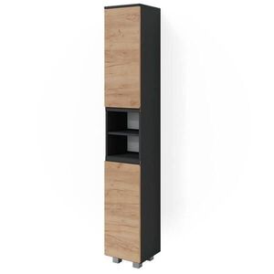 Vicco KÚPEĽŇOVÁ SKRINKA J-Shape, antracitová/Dub Goldkraft, 30 x 190 cm vyobraziť