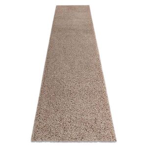 rugsX BEHÚŇ SOFFI shaggy 5cm béžová - do kuchyne, predsiene, chodby, haly 80/300 cm vyobraziť