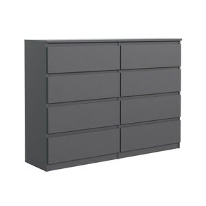 RAUMHIRSCH FURNITURE KOMODA antracitová 120/102/39 vyobraziť