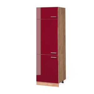 Vicco CHLADNIČKA R-Line Červený vysoký lesk 60 cm vyobraziť