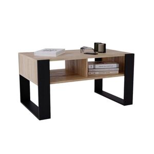 CraftPAK KONZOLOVÝ STOLÍK z drevotriesky, obdĺžnikový, stabilný, dub Sonoma 45/53, 6/92 cm vyobraziť