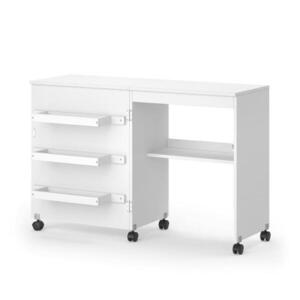 Vicco ŠIJACÍ STÔL Carmen biely 118 x 77.5 cm s 3 policami vyobraziť