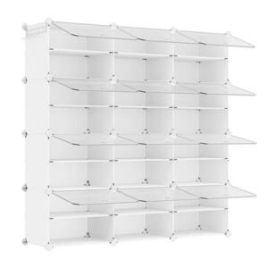 Boxxx REGÁL NA TOPÁNKY, biela, priehľadné, 124, 4/124, 6/32 cm vyobraziť