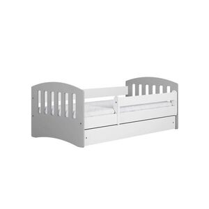 RAUMHIRSCH FURNITURE DETSKÁ POSTEĽ CLASSIC so zásuvkou a matracom, sivá, 90/65/164 vyobraziť