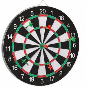 Relaxdays TERČ Viacfarebný obojstranný so 6 šípkami 43 cm vyobraziť