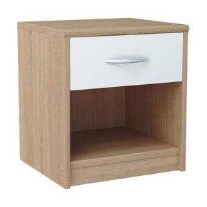 Home Collective ODKLADACÍ STOLÍK s 1 zásuvkou, šírka 35 cm, v prevedení Sonoma/biela vyobraziť