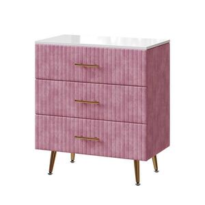Vicco KOMODA Velia Ružová 70 x 78.5 cm s 3 zásuvkami vyobraziť
